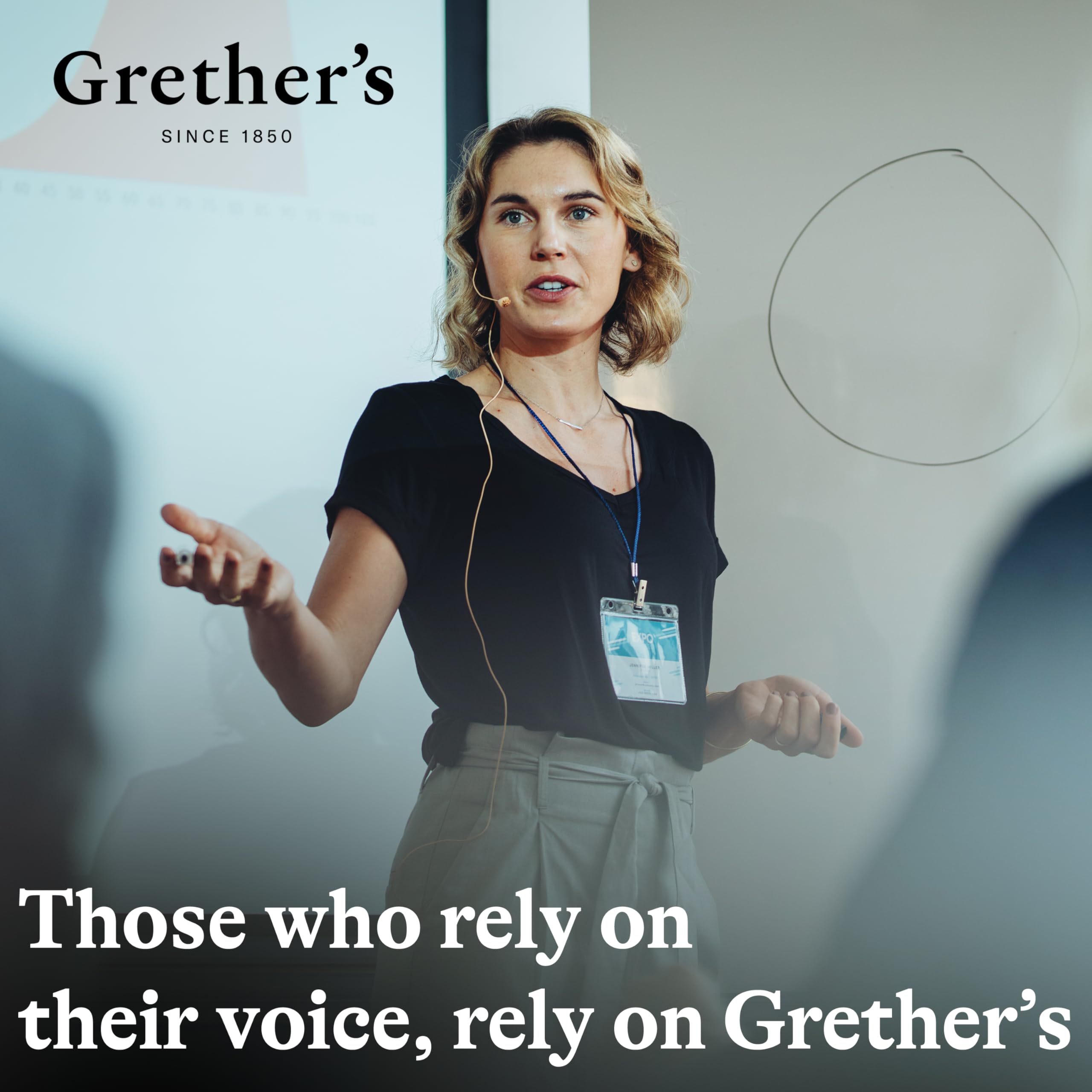 GRETHER'S Pastilles Classic Blackcurrant Natural Remedy Dry Mouth Relief - Soothing Throat & Healthy Voice - Long-Lasting Flavor, Gift for Singers - 1-Pack - 3.75 oz.