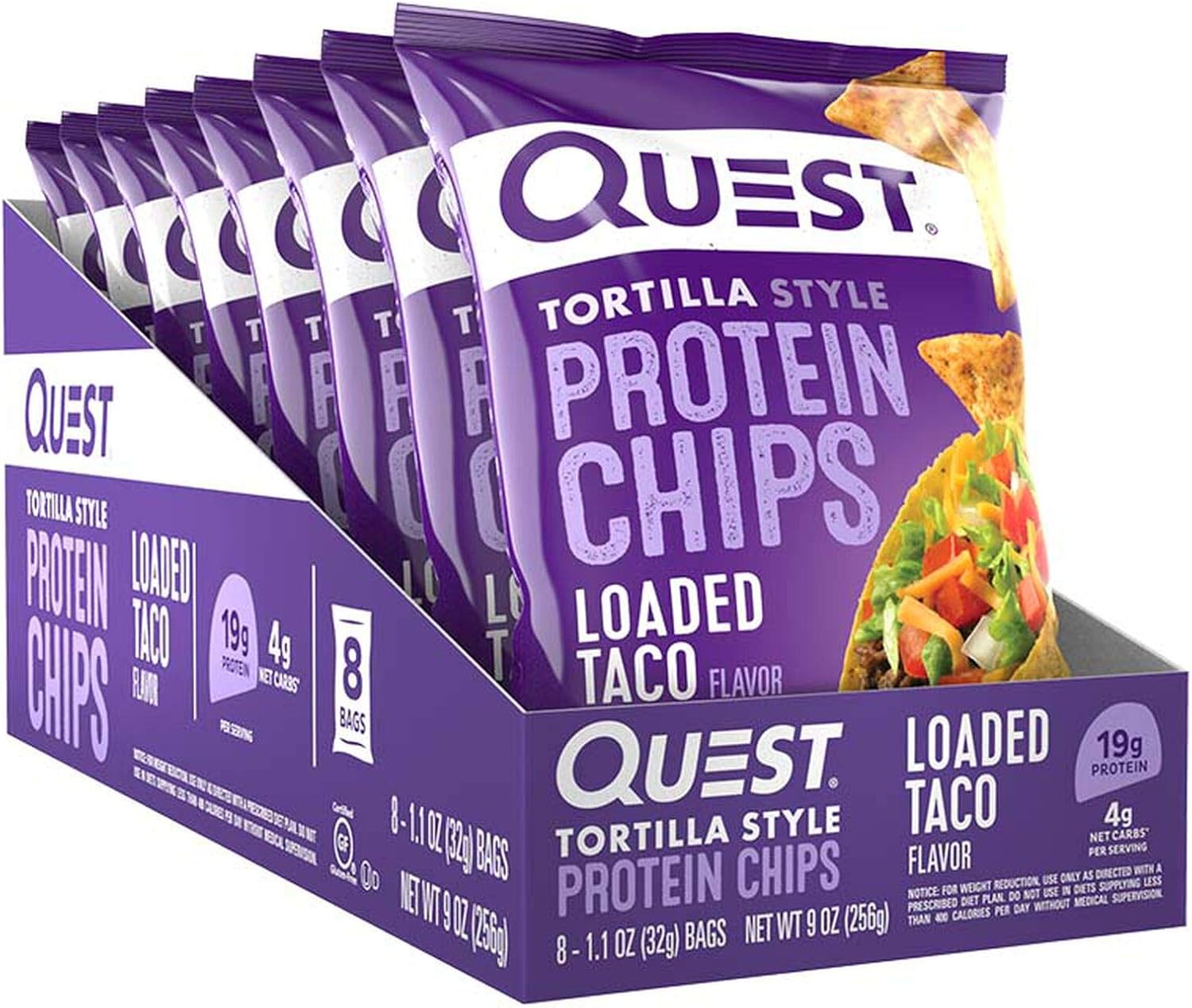 Quest Tortilla Style Protein Chips Loaded Taco Health