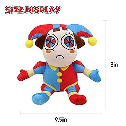 SAJISP The Amazing Digital Circus Plush,4pcs Pomni
