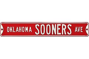 NCAA College Metal Wall Décor- Large, Heavy Duty Steel Street Sign by Authentic Street Signs
