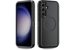 Magnetic Case for Samsung Galaxy S25 FE 5G,Compatible with MagSafe, 3-Layer Military Grade Shockproof Rugged Protective Heavy