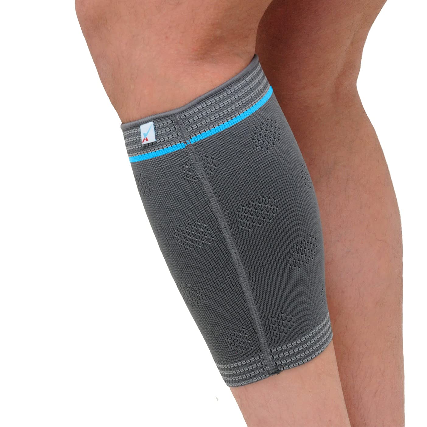 Express Orthopaedic® Medically Approved Calf Compression Sleeve – Woven Elastic Support for Shin Splints, Strains & Muscle Recovery for Left or Right Leg (SMALL - Calf Circ: 30-34cm)