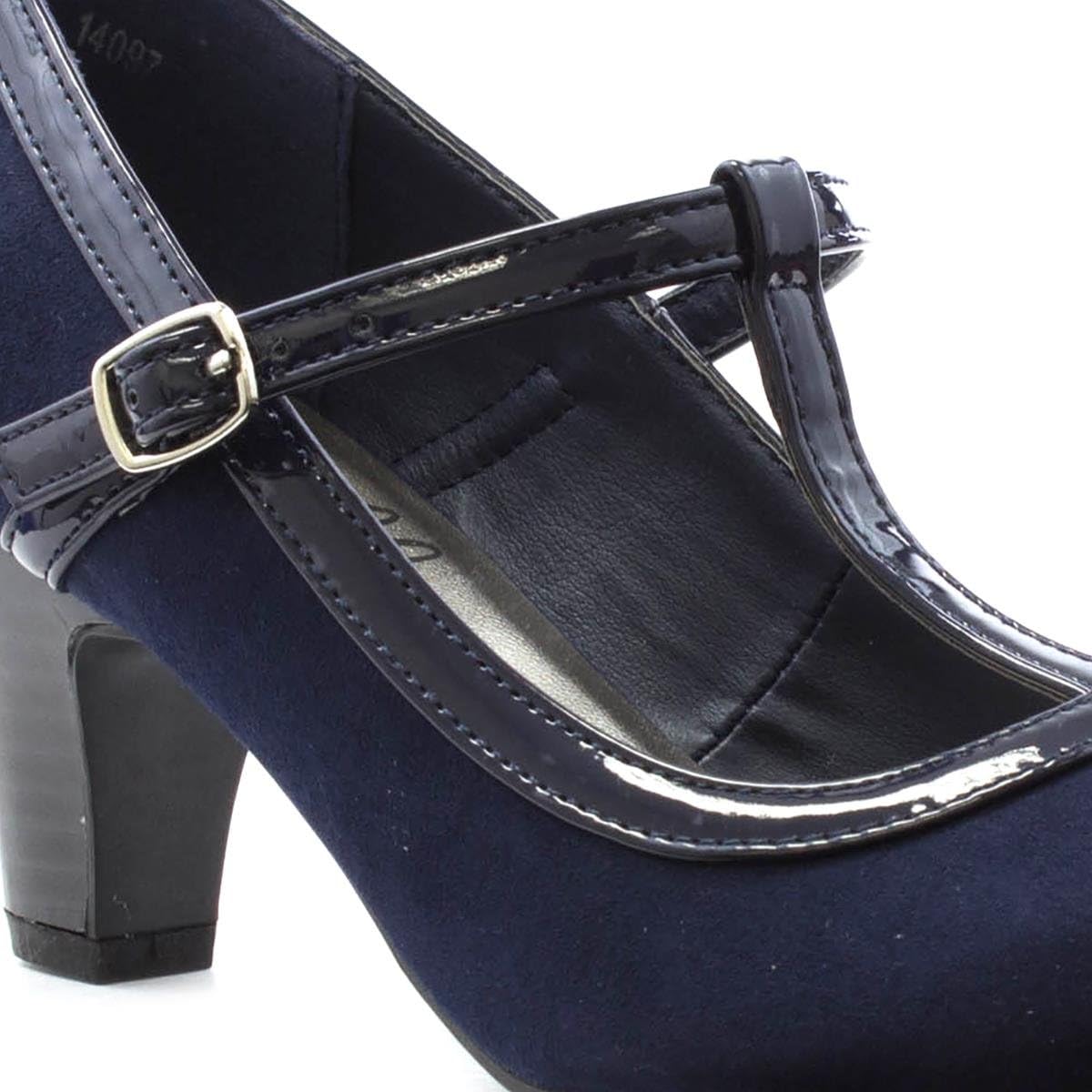 navy t bar court shoes
