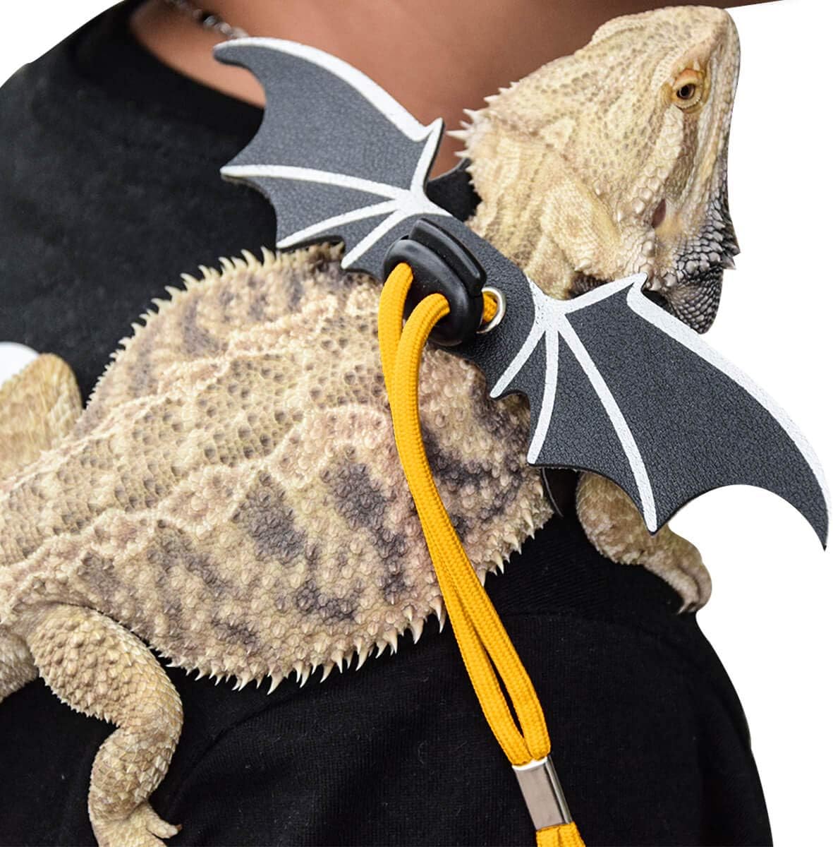 WATFOON Adjustable Lizard Leashes Wings Reptile Harness