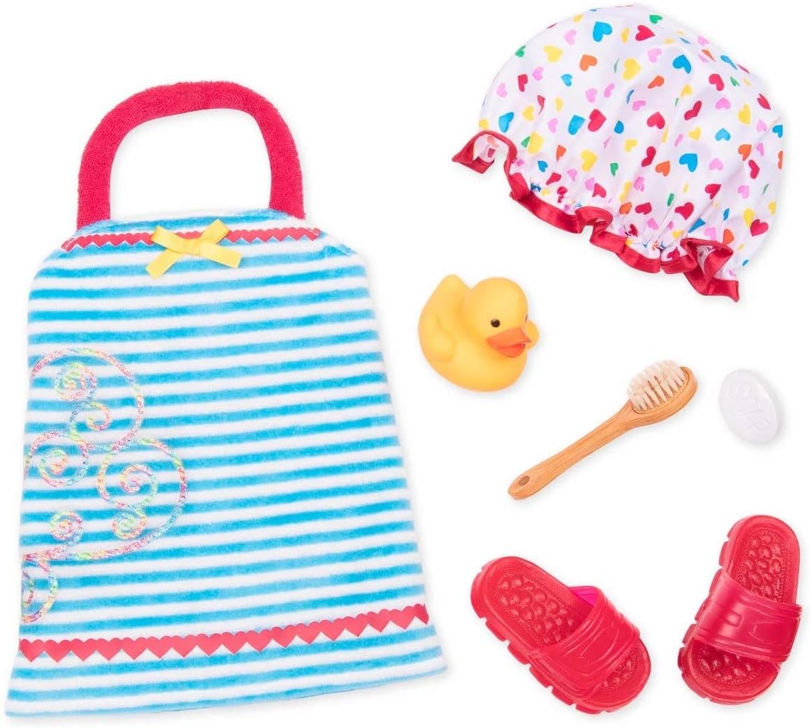 Our Generation by Battat- Duck & Bubbly Bath Set Outfit- 18" Doll Clothes & Accessories Toys- for Age 3 Years & Up