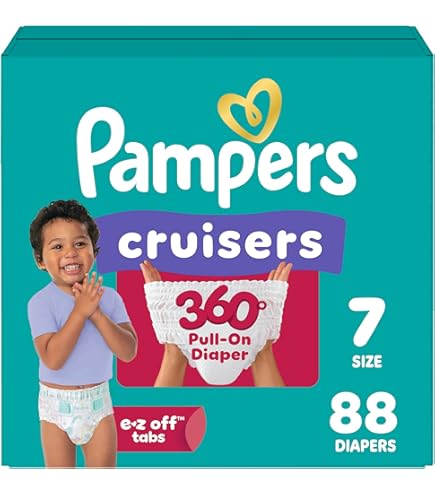 Amazon.com: Pampers Diapers - Cruisers 360° - Size 8, 74 Count, up