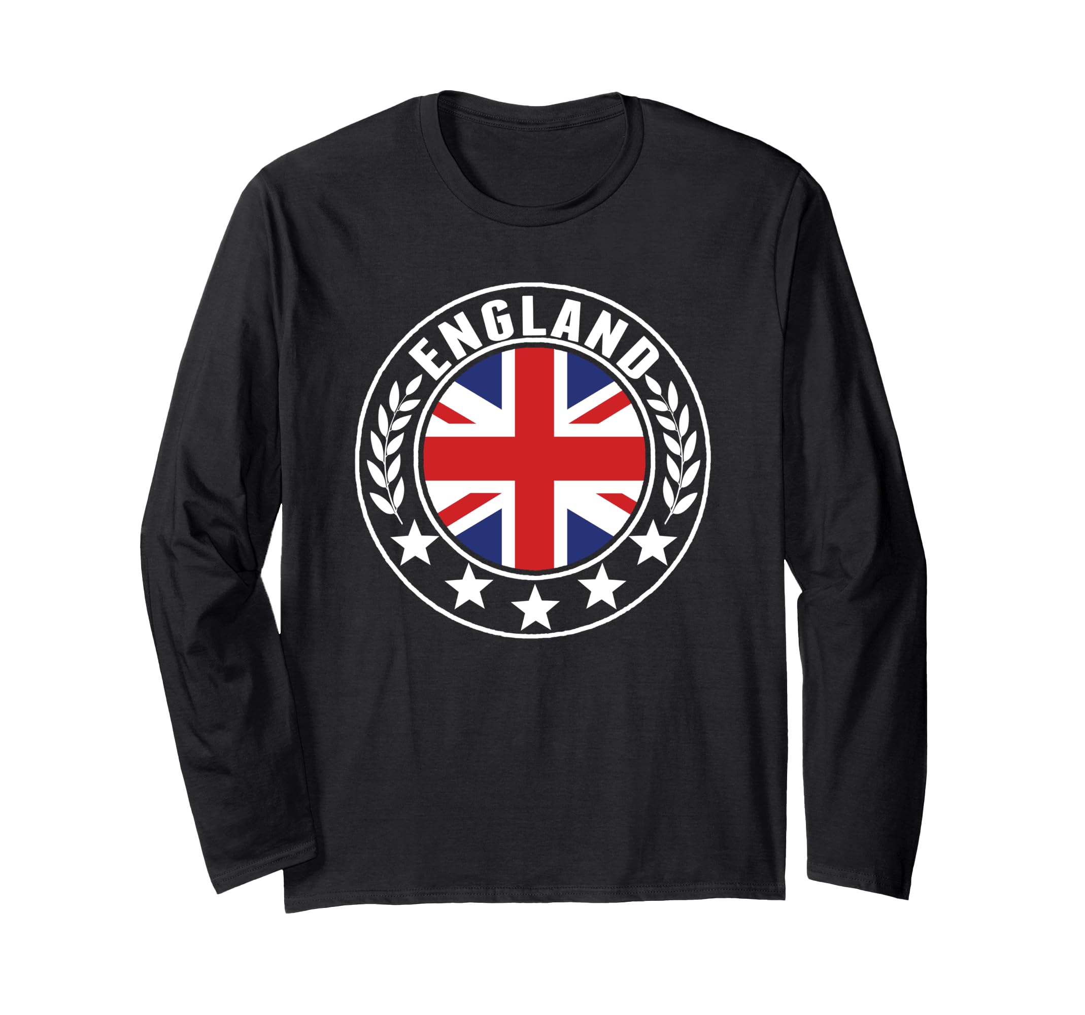 England Flag Circle Long Sleeve T-Shirt