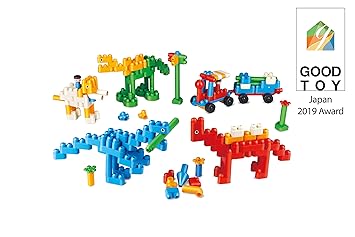 PolyM Dinosaur Paradise Kit Building Blocks (200 Piece)