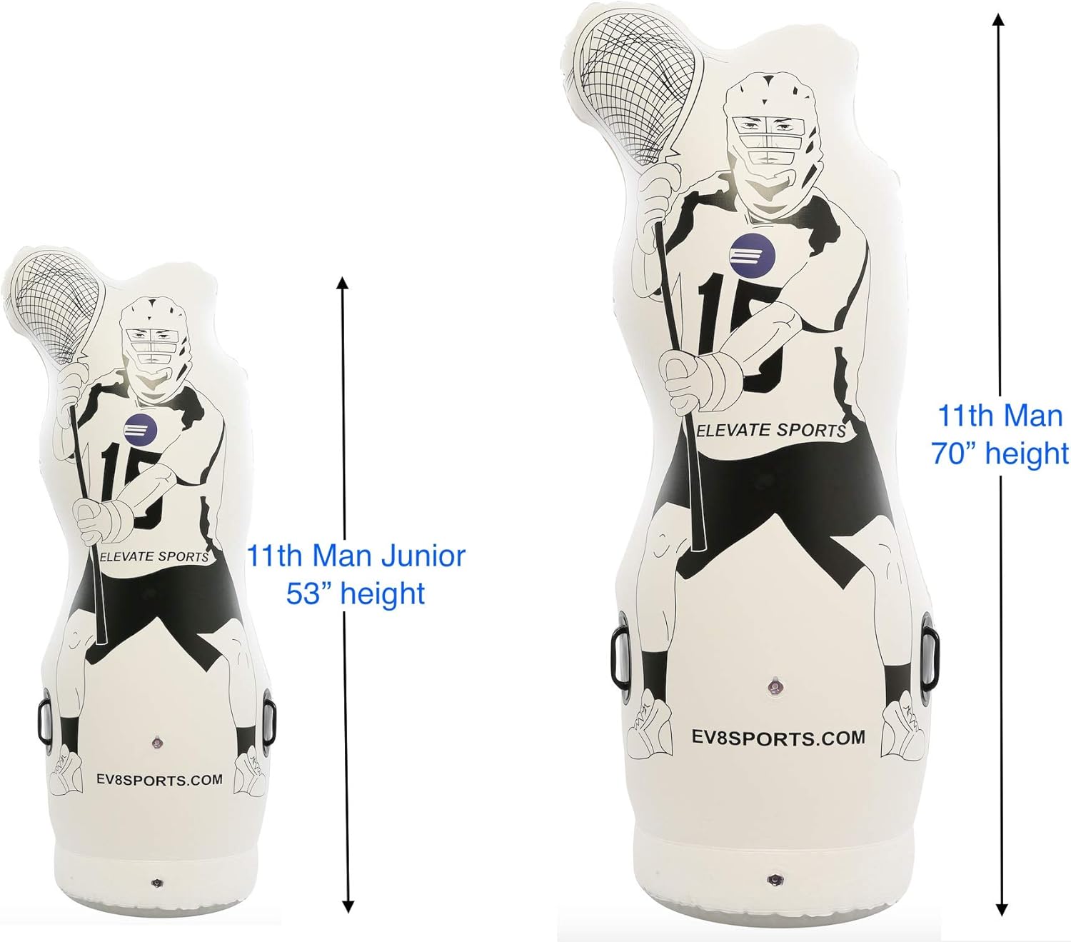  11th Man Inflatable Lacrosse Goalie Dummy Shot Blocker Shooting