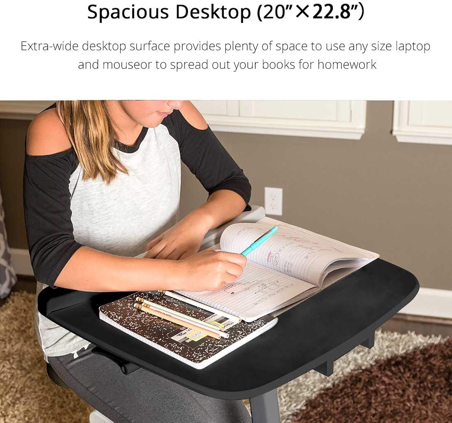 flexispot home office standing desk exercise bike