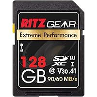 Extreme Performance High Speed UHS-I SDXC 128GB SD Card 90/60 MB/S U3 A1 Class-10 V30 Memory Card Designed for SD…