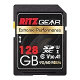 Ritz Gear 128GB High-Speed SDXC UHS-I SD