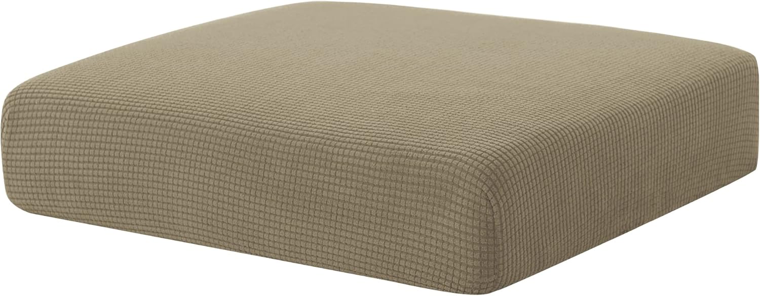 Slipcovers - Hokway Couch Cushion Covers Stretch Cushion Covers Sofa Seat Cushion Slipcover Cushion Protector(Sand, Small)