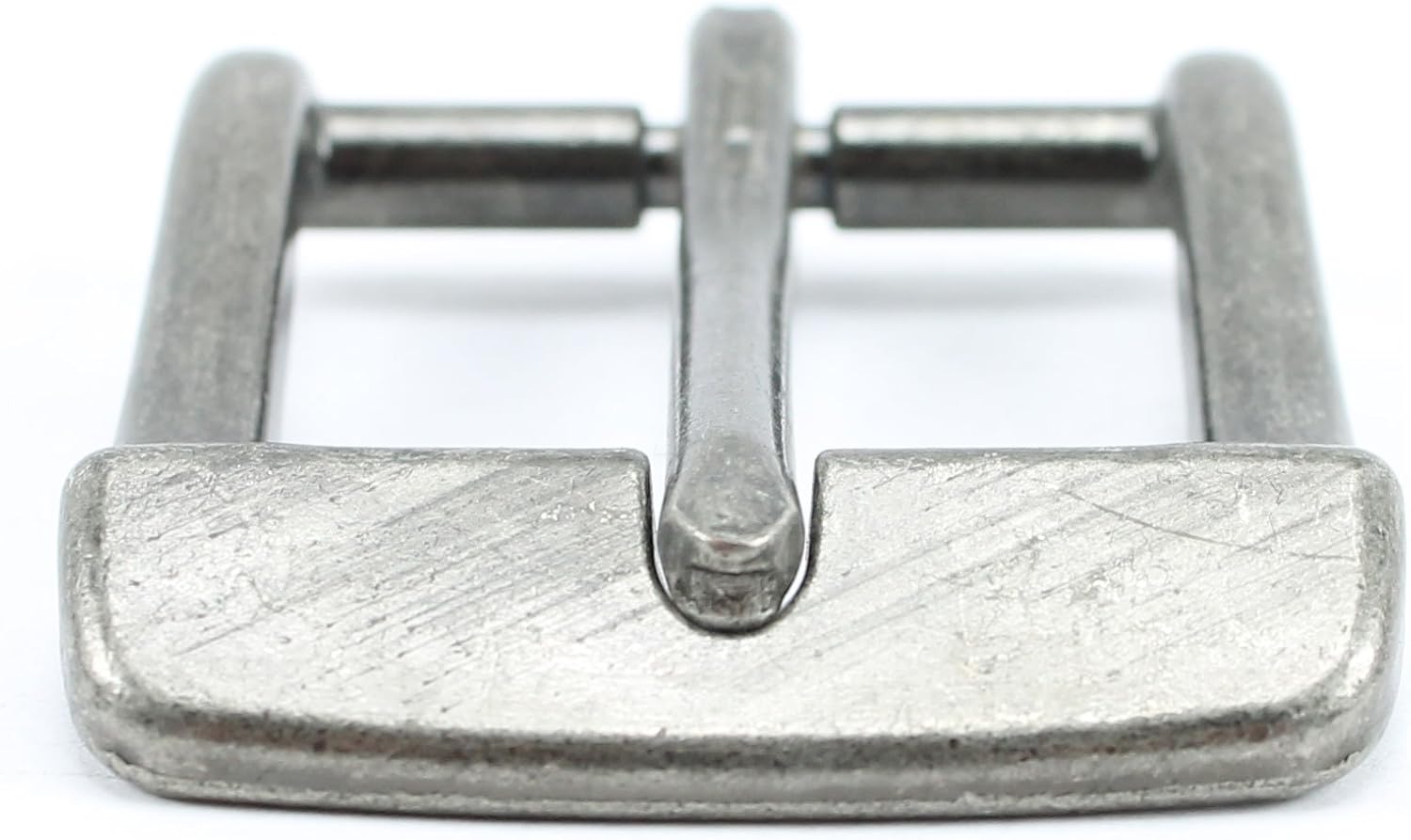 Classic Silver Belt Buckle for Men for Women Replacement Leather Belt: Clothing