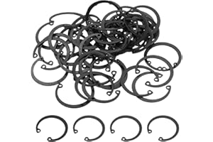 PATIKIL 50 Pcs Internal Retaining Rings, 30mm C-Clip Snap Ring 65 Manganese Steel Internal Retaining Circlip Snap for Automot