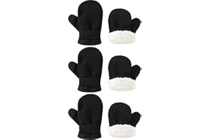 YMYDYFC Baby Toddler Mittens Boys Girls Winter Outdoor Gloves Kids Easy-On Fleece Warm Mitterns
