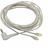 Replacement EAC64CL 64 -Inch Detachable Earphone Cable for Shure SE215, SE315, SE425 SE535 and SE846 Earphones (Clear)