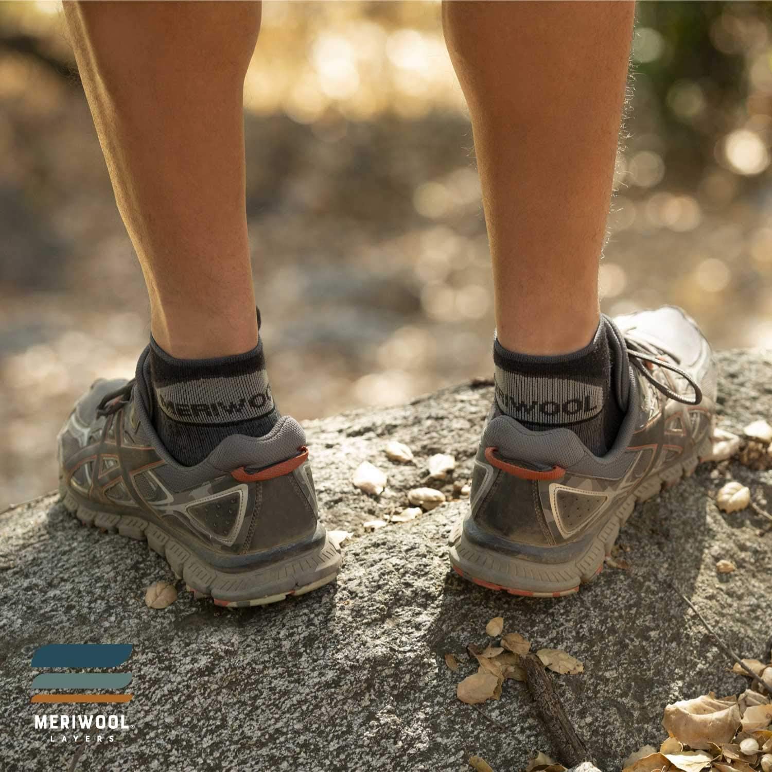 Meriwool Merino Wool Hiking Socks 2 Pairs Crew Wool Socks #wool #underwear #made #in #usa Meriwool Merino Wool Hiking Socks 2 Pairs Crew Wool Socks