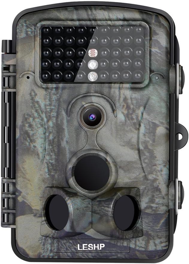 ELEPAWL Hunting Trail Game Camera, 1080P 12MP Wildlife Motion Activated Camera Cam with Night Version, 2.4’’ LCD Screen, PIR Sensor, Waterproof for Animal/Event Observation Surveillance
