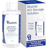Bluelab KCl Storage Solution for pH Probes and Pens, for Maintaining, Hydrating, and Storing pH Meters, Made in the USA (120ml / 4.5 fl. oz)