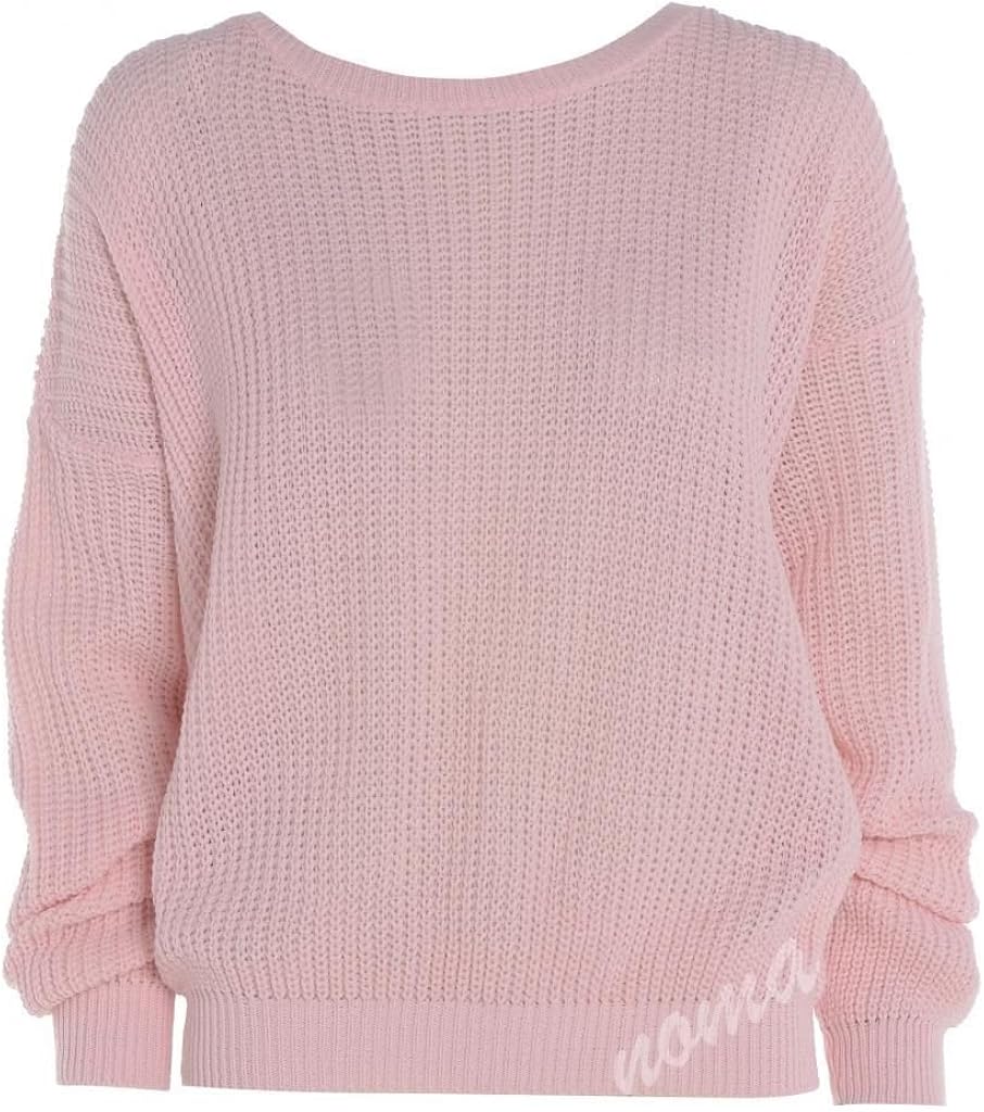 Miss Trendy Ladies Oversized Baggy Jumper Knitted Womens Sweater Chunky
