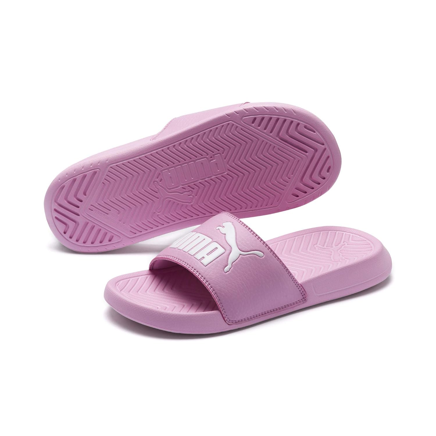 puma pink sliders