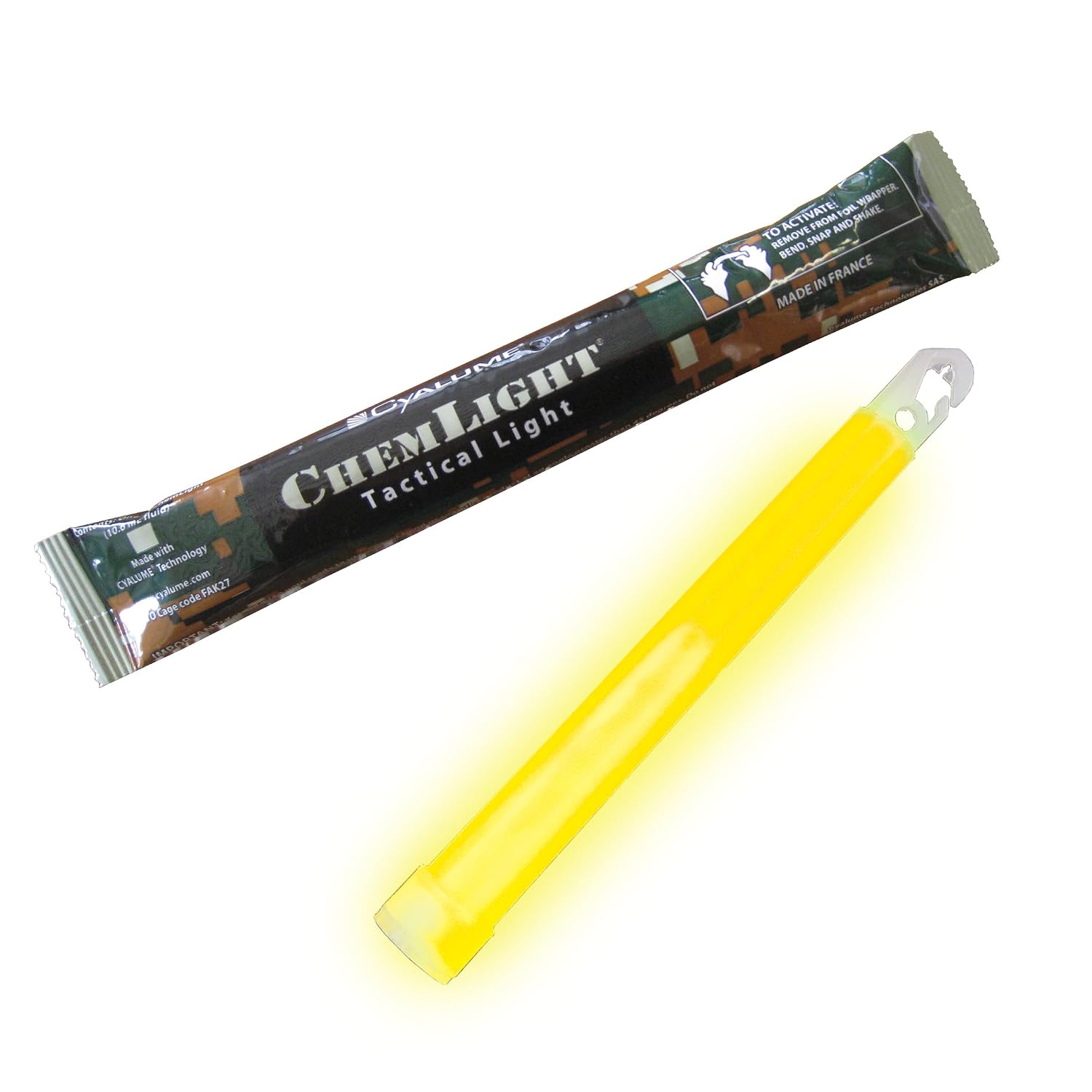Cyalume ChemLight Military Grade Chemical Light Sticks, Yellow 6" Long, 12 Hour Duration (Pack of 10) - Image 3