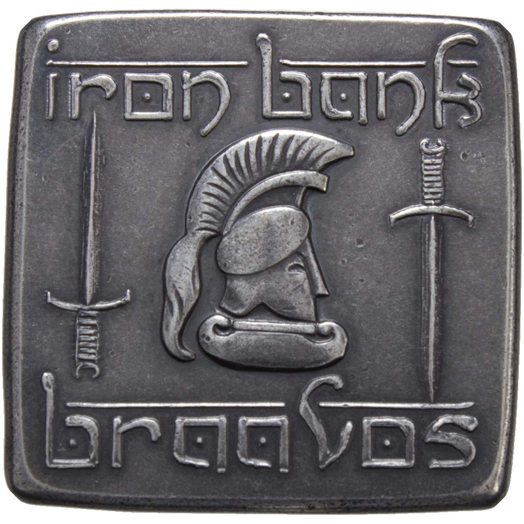 The Shire Post- Set of Thrones Braavos Square Coin, Multi-Colour (SPMI-GM-BR-SQU)
