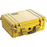 Pelican 1500 Case With Foam (Yellow)
