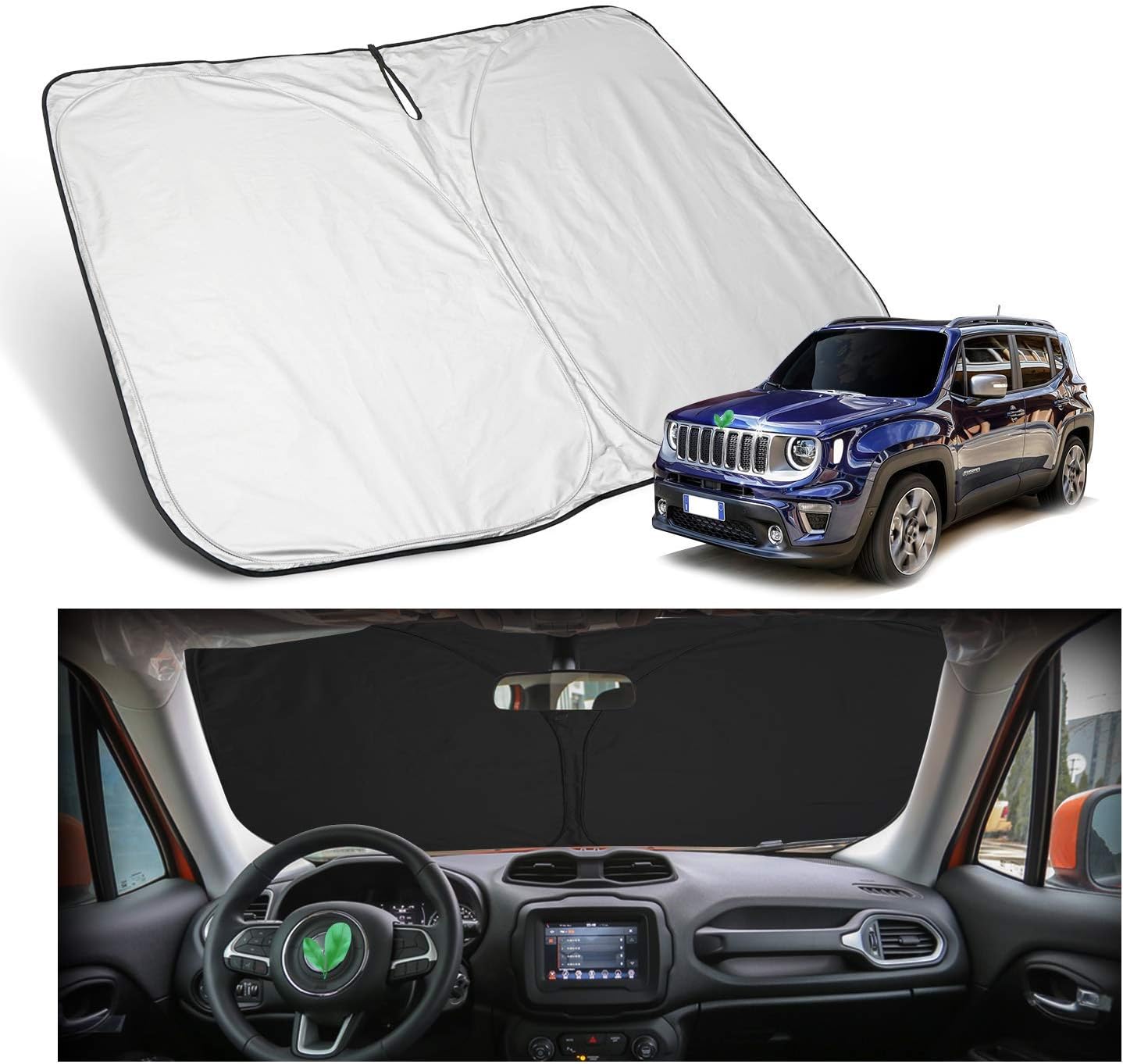 Car Front Windshield Sunshade for 20152020 Jeep Renegade