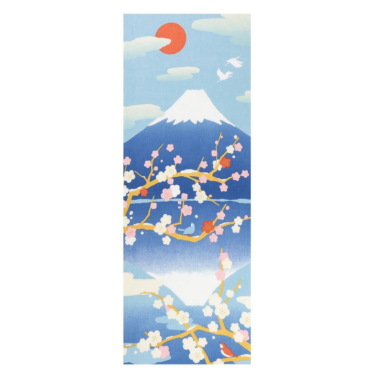 Hamamonyo Inverted Image Of Mt Fuji Chusen Tenugui Towel