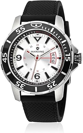 Reloj Harding HA0503 Aquapro - Acero, correa de caucho color ...