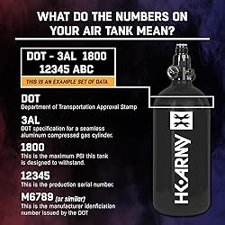 HK Army 48ci/3000psi Aluminum HPA Tank w/Neoprene