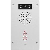 Fanvil i16SV Video Intercom HD VoIP Entry System with 1080p Camera, 2 SIP Lines, PoE, Night Vision, IP65/IK10 Waterproof, Outdoor Access Control Device