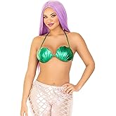 Leg Avenue Womens Mermaid Seashell Bikini Top