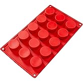 Fat Daddio's SMF-027 Silicone Bakeware 15-Cavity Petits Four (1 oz)