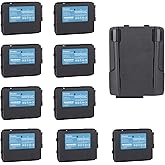10-Pack BT-000318 for Zebra Scanner Battery: for Zebra TC77 Battery - for Zebra Symbol TC70 TC77 TC72 TC75 TC55 TC70X TC75X TC700H TC700K TC720L Barcode Scanner BT-000318-01 Batteries