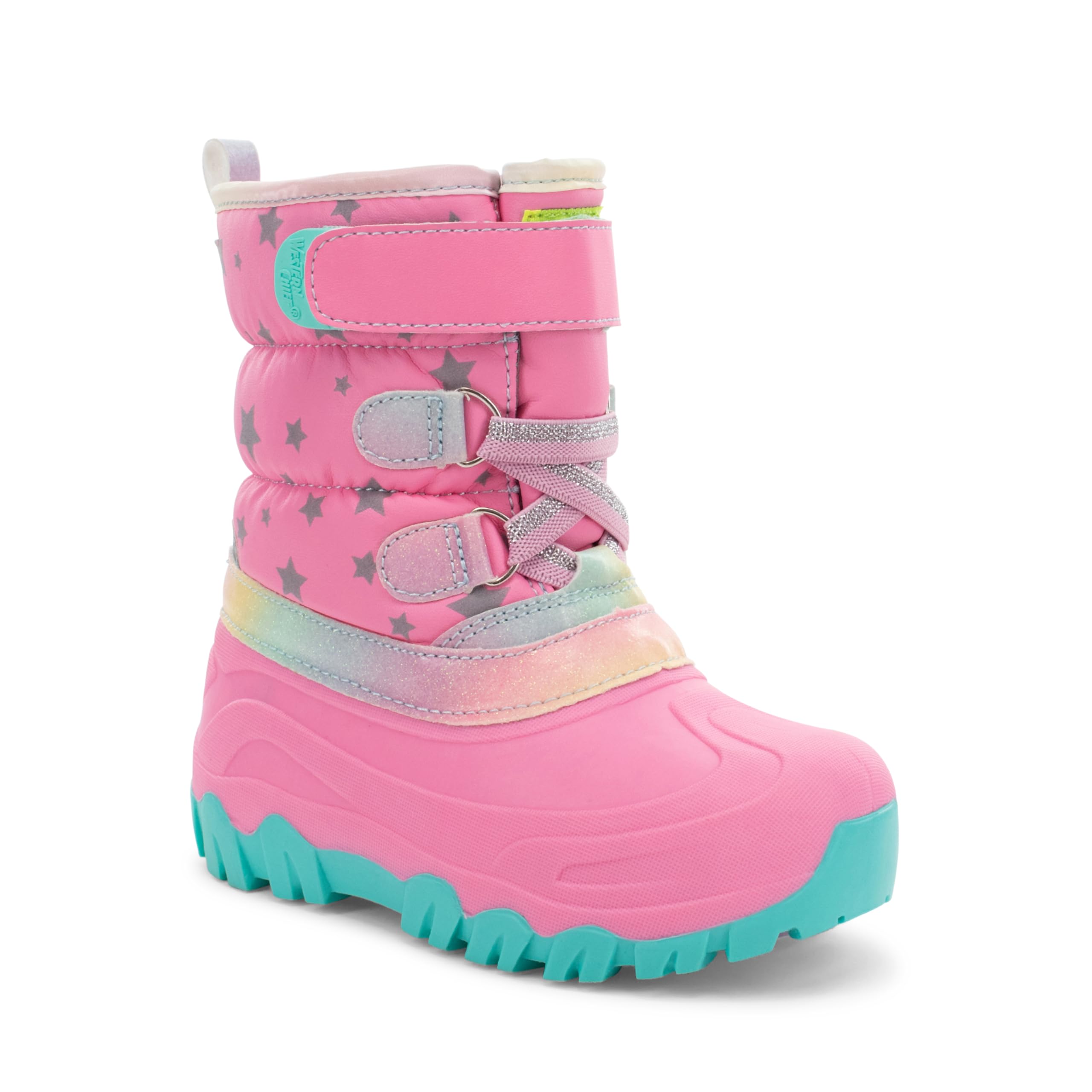 Photo 1 of (see all images) Western Chief Kids Ascend Faux Fur Cold Weather Boots – Waterproof Winter Boots for Girls & Boys – Adventures, Pink, 4