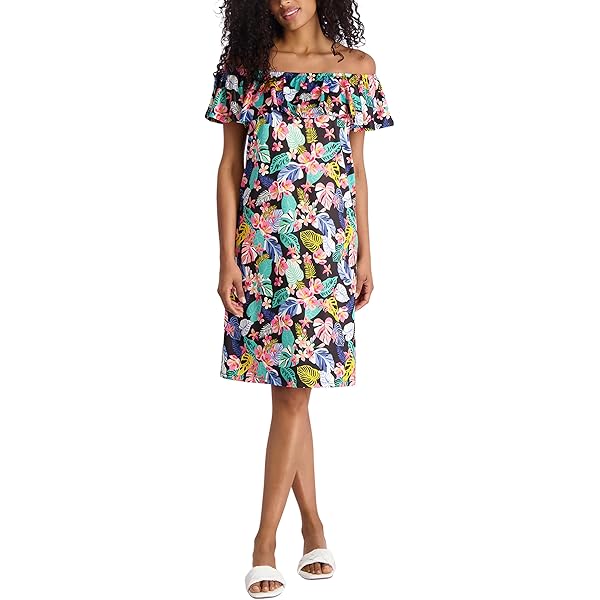 RACHEL ZOE Women's Floral Print Cold Shoulder Shift Dress Blue XS at Amazon Women's Clothing store RACHEL ZOE Women's Floral Print Cold Shoulder Shift Dress Blue XS at Amazon Women's Clothing store