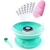 Cotton Candy Express BB1000-S Cotton Candy Machine, Easy To Use and Clean Nostalgia and Fun Comes with Instruction Manual and Tip Card,Teal