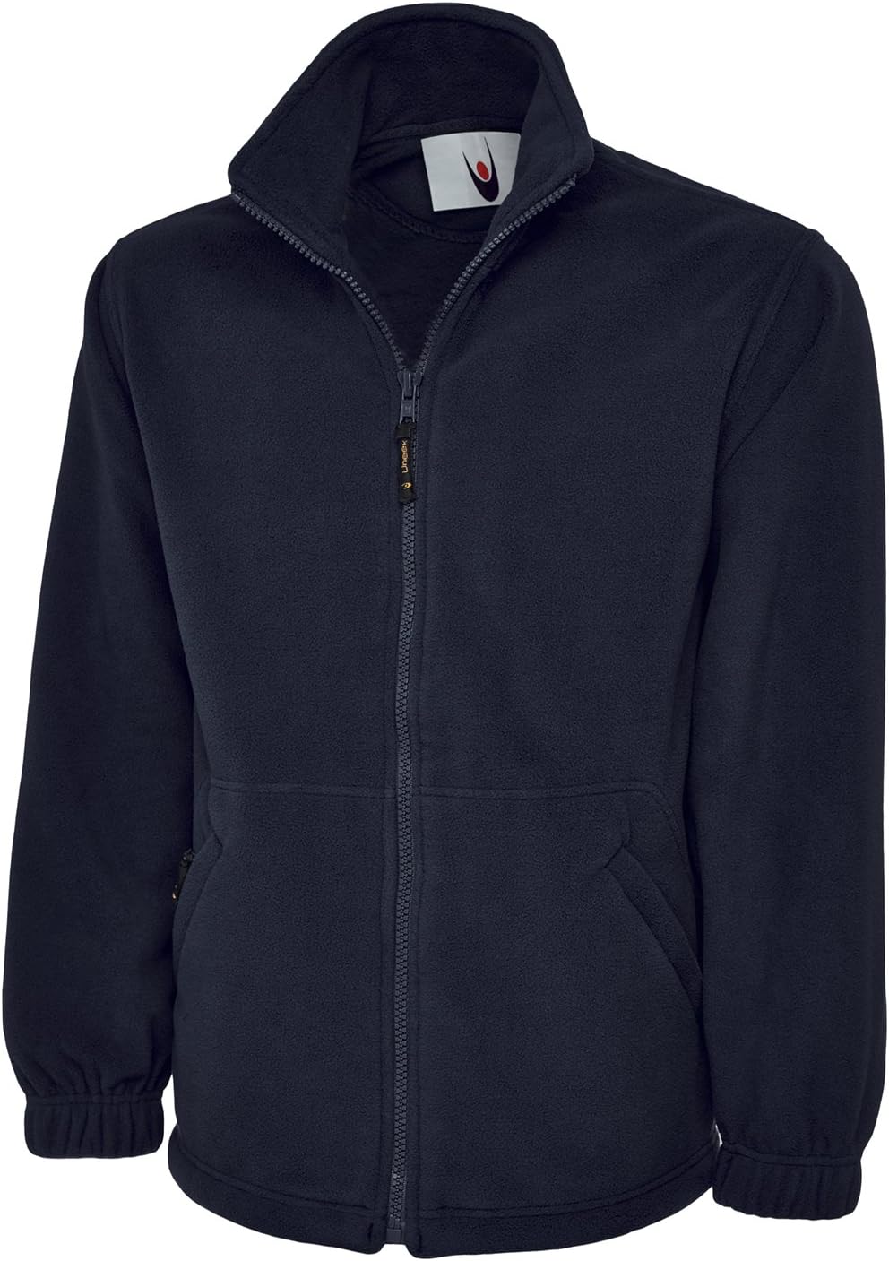 Uneek Clothing Adults Ladies Mens Classic Full Zip Fleece Jacket Navy XX-Large