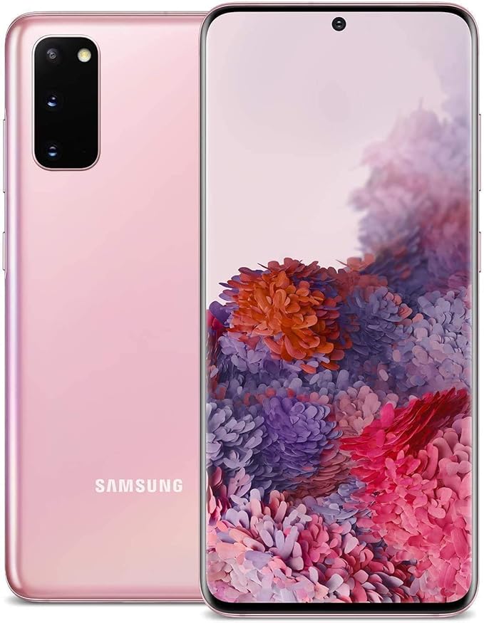 Amazon Com Samsung Galaxy S20 5g G981 Uw 128gb Verizon Gsm Unlocked Cloud Pink Renewed Electronics