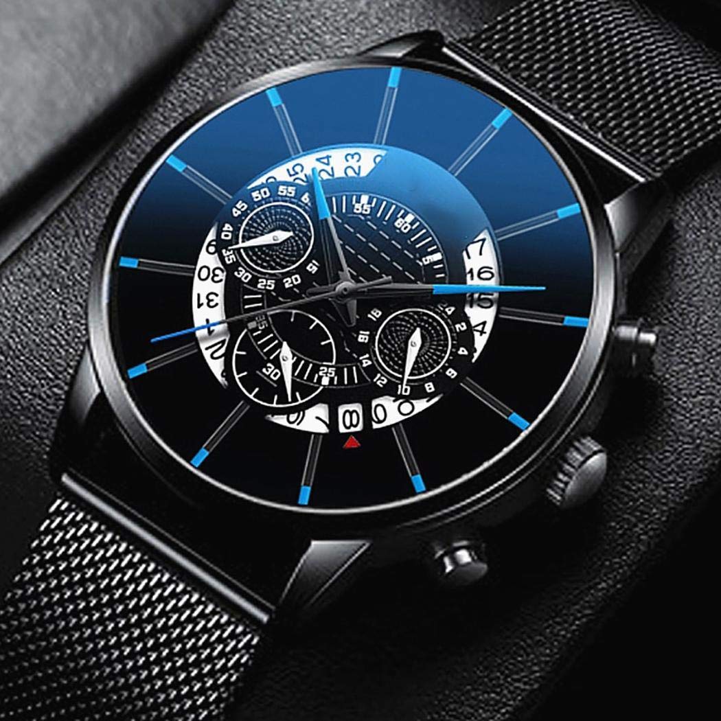 Zimrio Orologio da polso al quarzo con chiusura a fibbia di forma rotonda unisex Orologi da polso