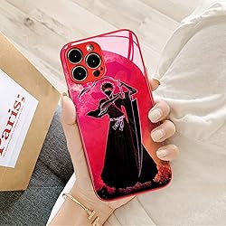 Akatxezy Ichigo TPU Tempered Glass Anime Role Red