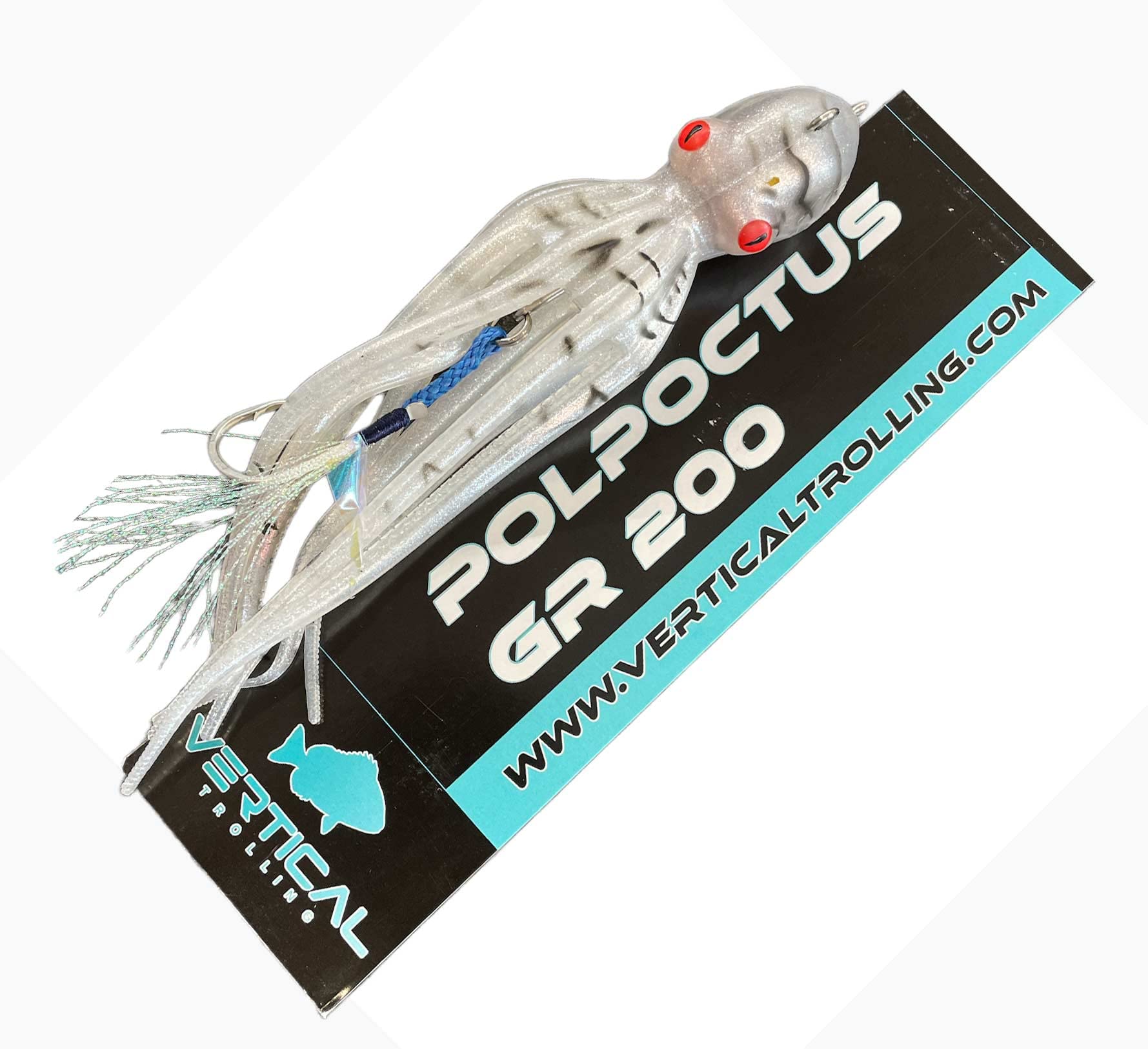 VERTICAL TROLLING POLPOCTUS 190GR WHITE UV
