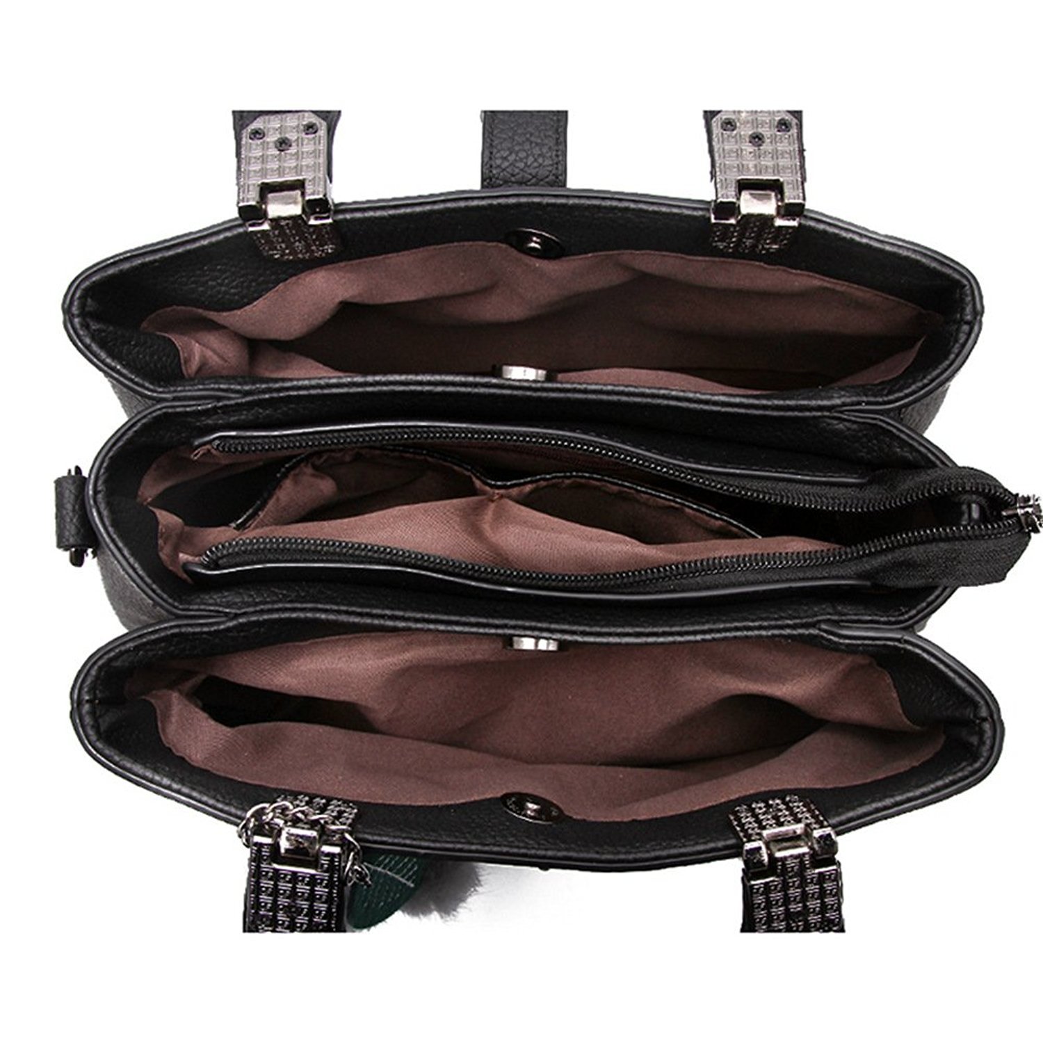 paradox ladies hand bag womens purses satchel shoulder bags, black