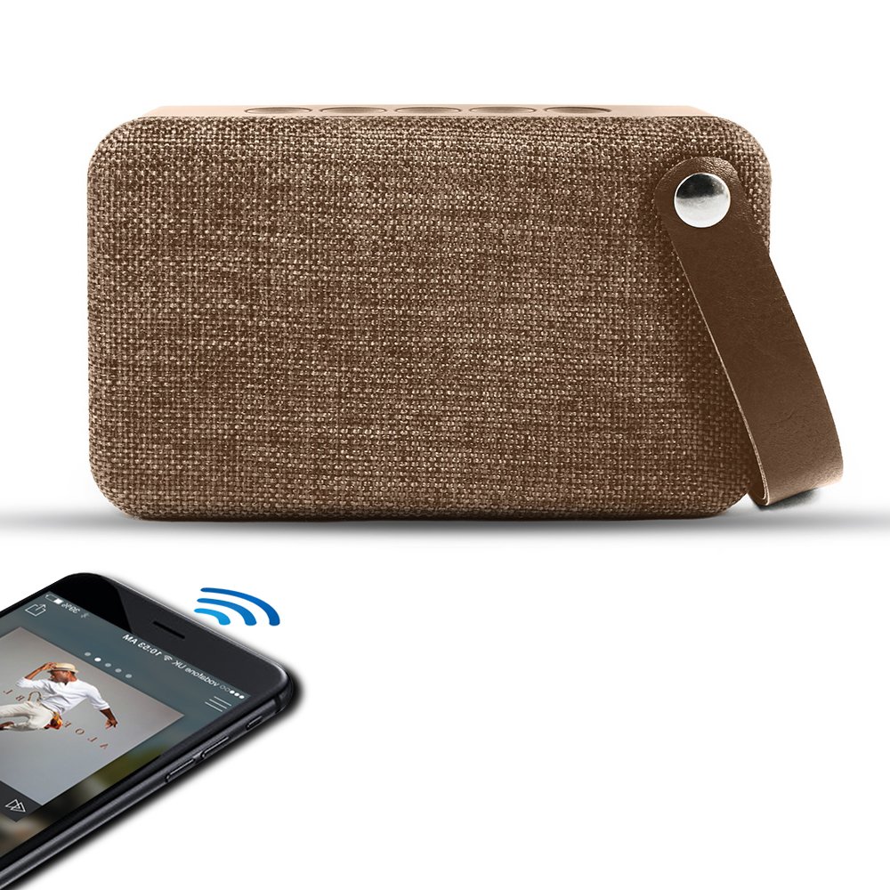 Soundz Fabric Bluetooth Speaker SZ300 - Brown