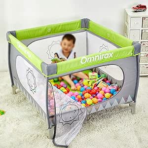 Yxian Niño Plegable del Juego de Cama para bebé Valla Valla Protectora