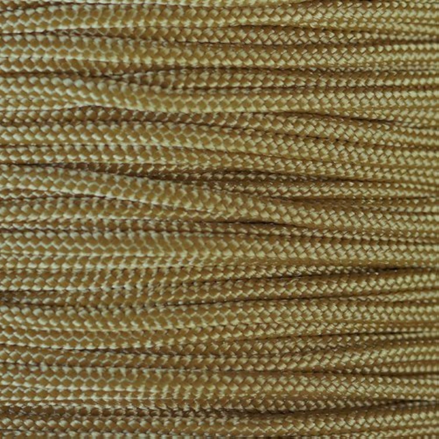 PARACORD PLANET 10, 25, 50, and 100 Foot Hanks of 425 Paracord (3mm) - Made of 100% Nylon for Tactical, Crafting, Survival, General Use, and Much More (Coyote Brown, 100 Feet) — image 1