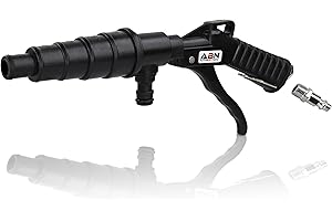 ABN Automotive Coolant Flush Machine - Air and Water Combo Coolant Backflush Gun - Multi-Size Nozzles Fit 19-40mm Hoses